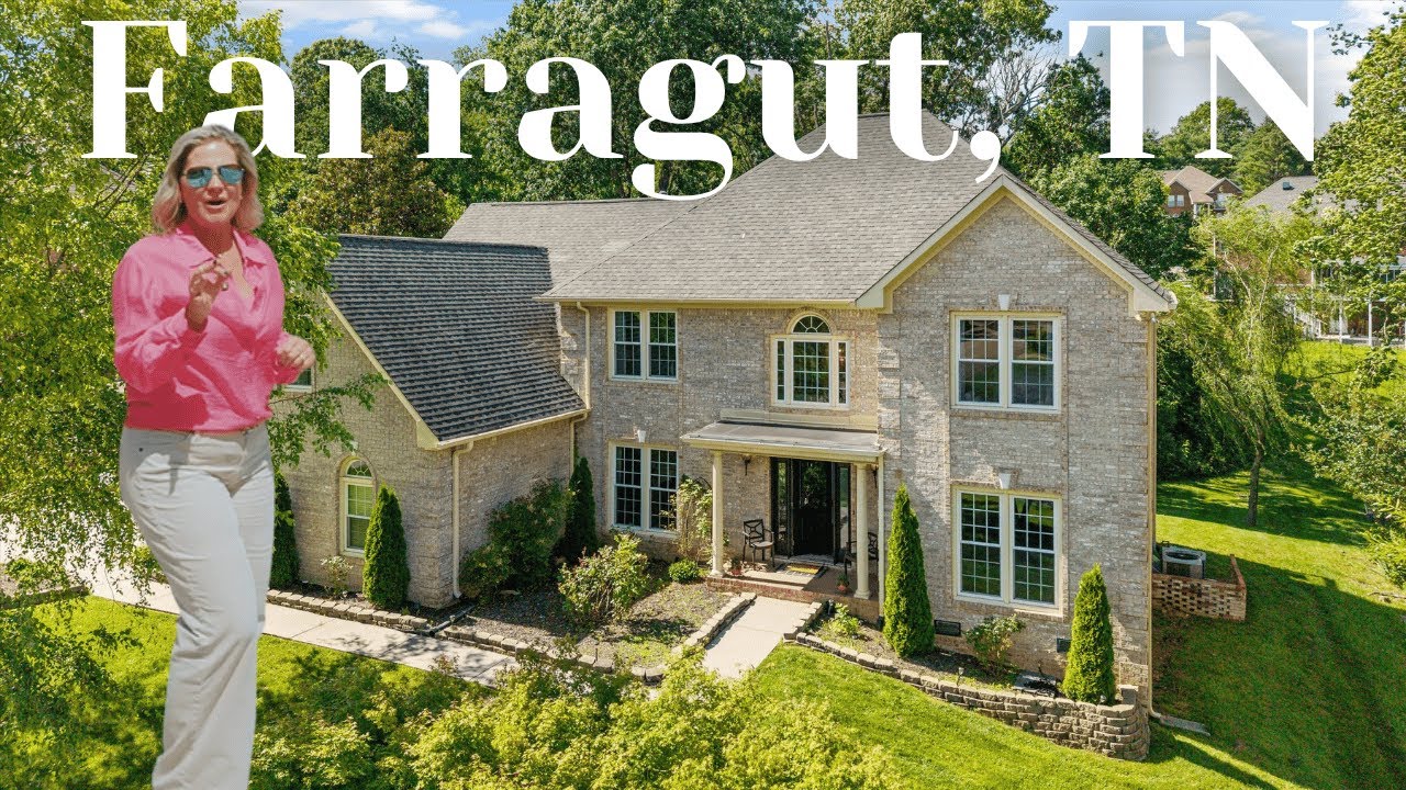 Luxury Home in Farragut TN | 4 Bed 4 Bath Brick Beauty in Saddle Ridge | 415 Treyburn Dr Tour