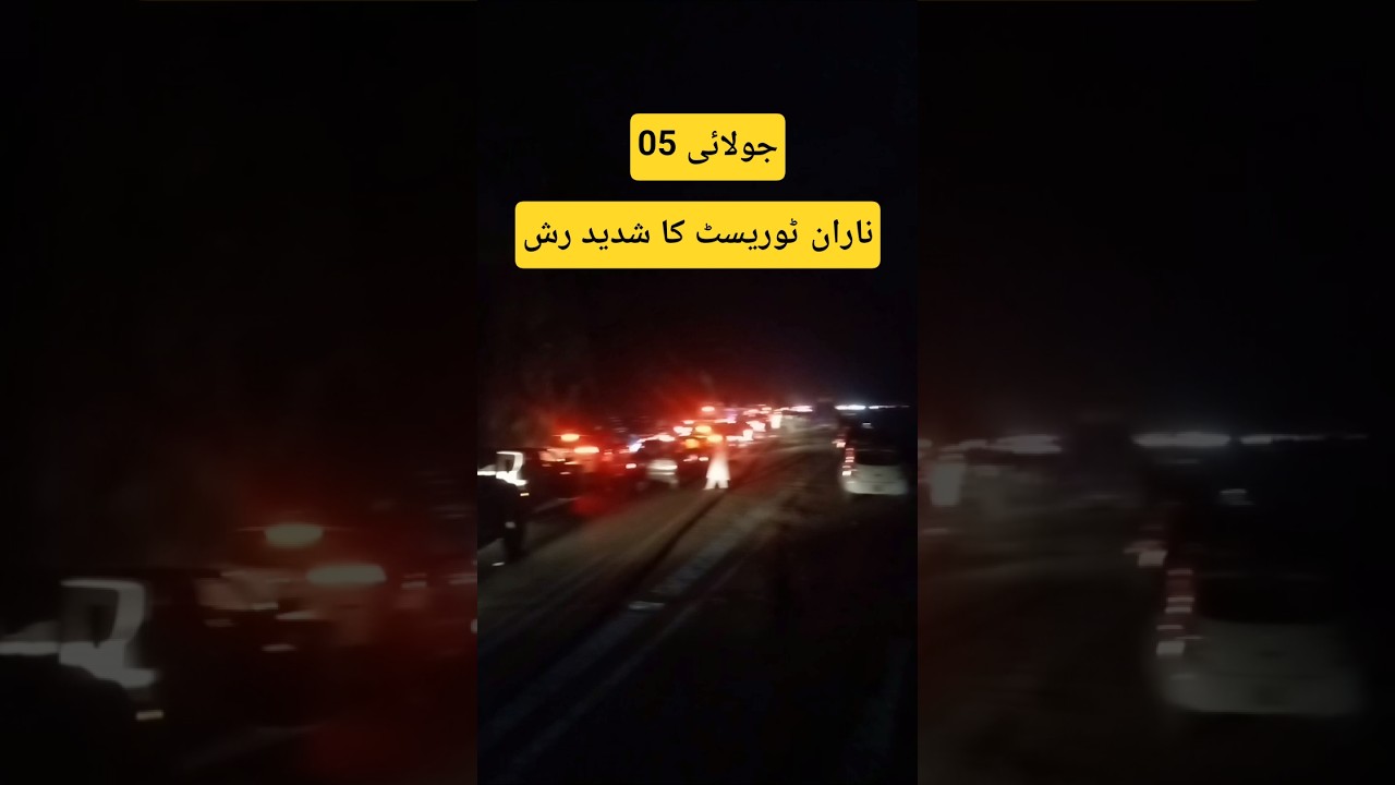 Heavy Tourist influx in Naran Today