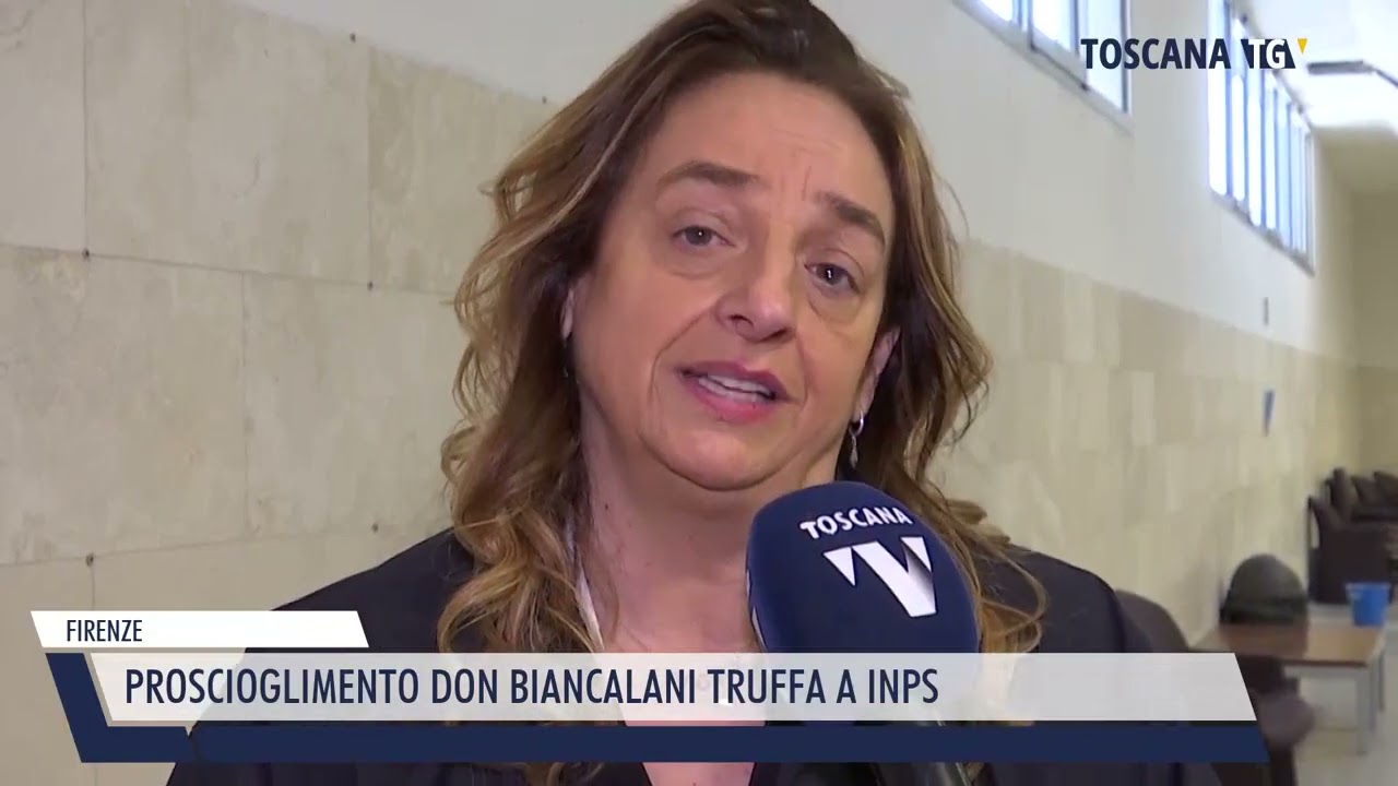 2025-03-03 FIRENZE - PROSCIOGLIMENTO DON BIANCALANI TRUFFA A INPS