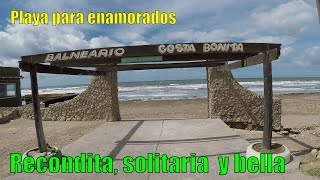 Balneario Costa Bonita, para los amantes de la soledad, playa, médanos, nadie a la vista, bellísimo!