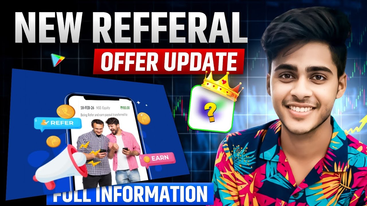 NEW DEMAT ACCOUNT REFER AND EARN 2026 | DEMAT ACCOUNT REFER AND EARN | Refer And Earn App