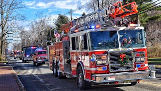 Chester Fire Department New Years Lights And Sirens Parade 1-1-19