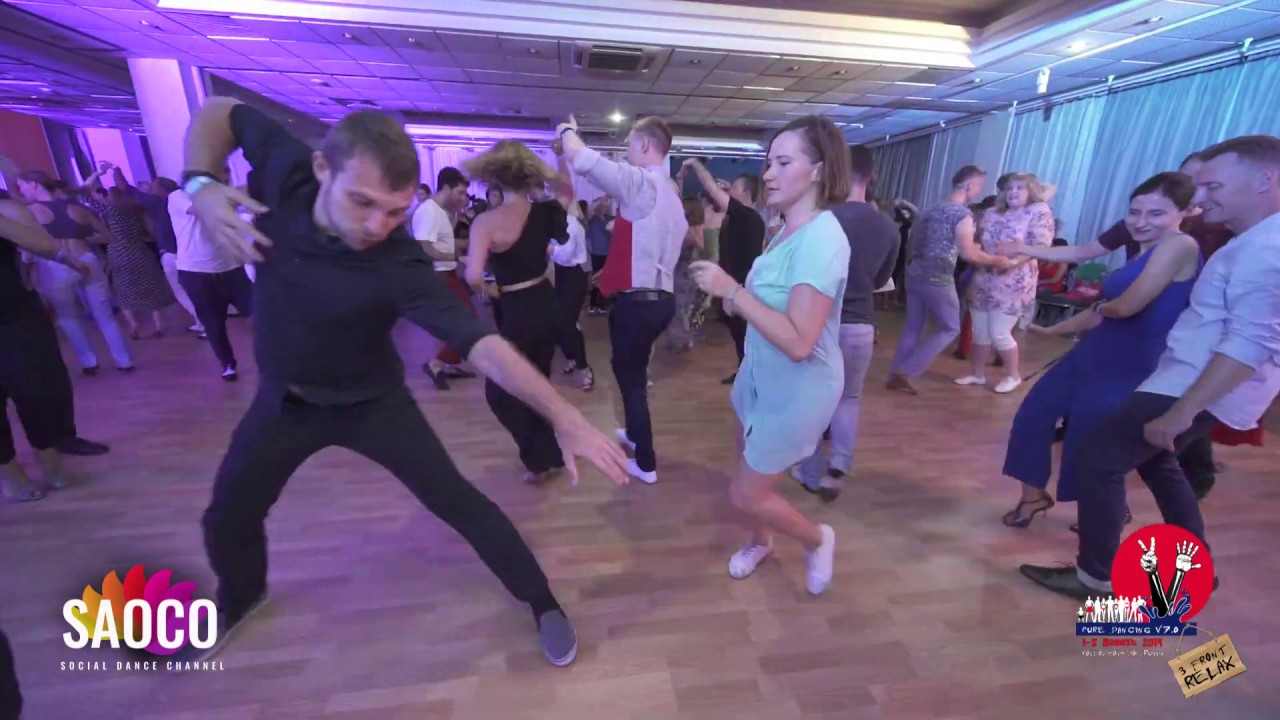 Pavel Voytov and Veronika Krum Salsa Dancing at 3 Front Relax in Hotel Don-Plaza, Sat 03.08.2019