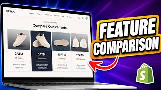 How to Add a Feature Comparison Section to Your Shopify Store