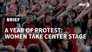 Unstoppable: highlights from a year of women’s protests | AFP