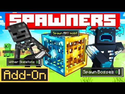 SPAWNERS Add-On Showcase | Minecraft Marketplace - YouTube