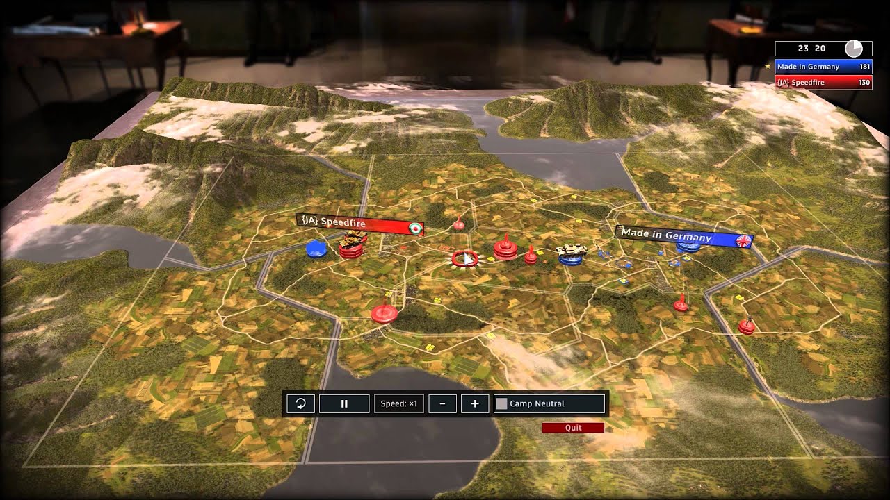 R.U.S.E Replay-Cast [DE] #37 {JA} Speedfire vs {JA} Panzerschach