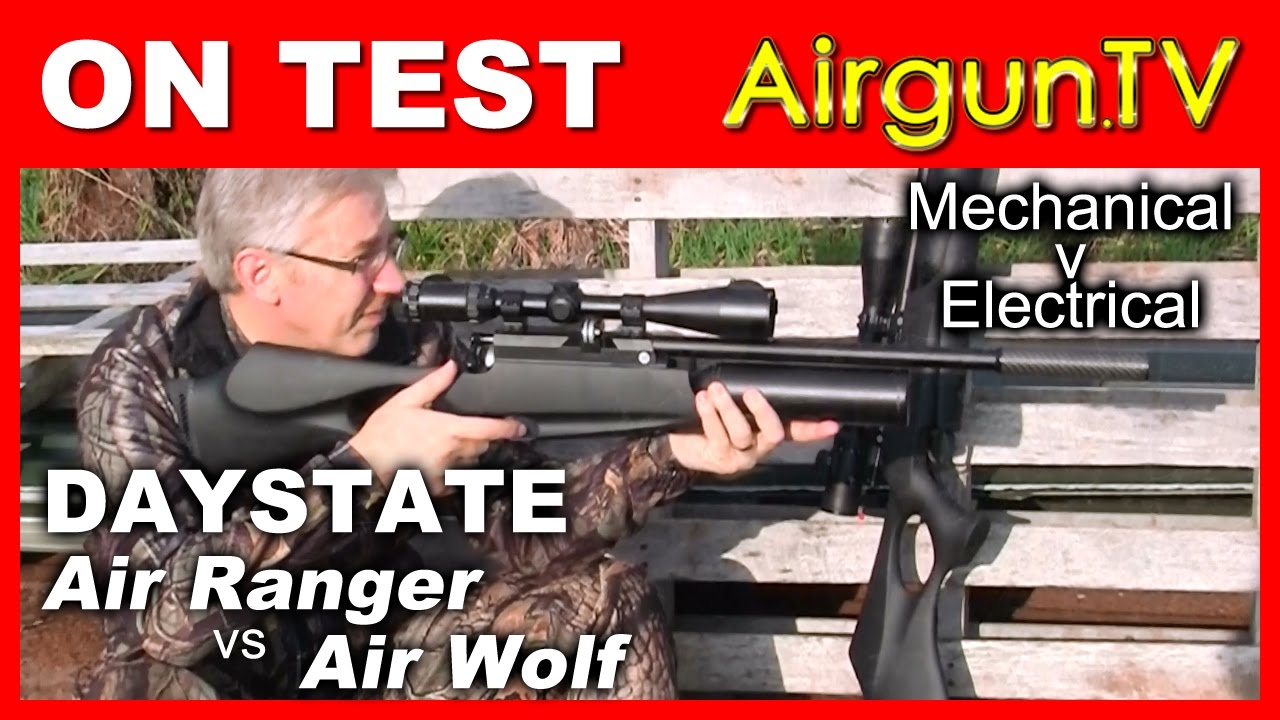 Daystate Air Wolf v Air Ranger Tactical air rifle shoot out - YouTube