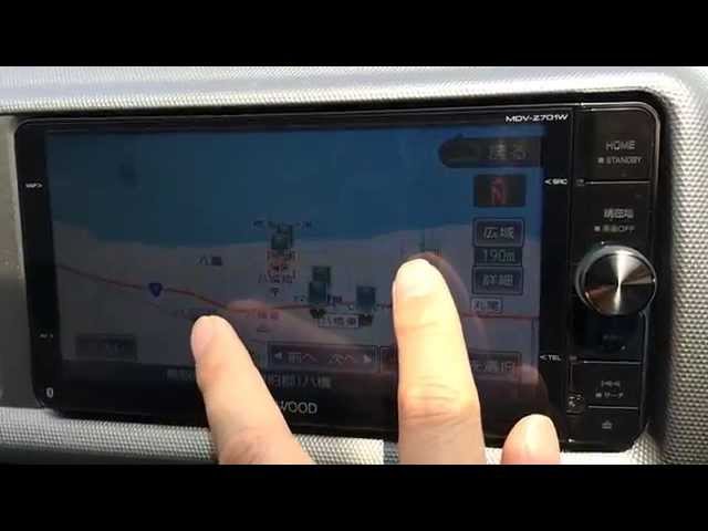 KENWOOD ケンウッド オーディオ ナビ mdv z701w 【公式通販】