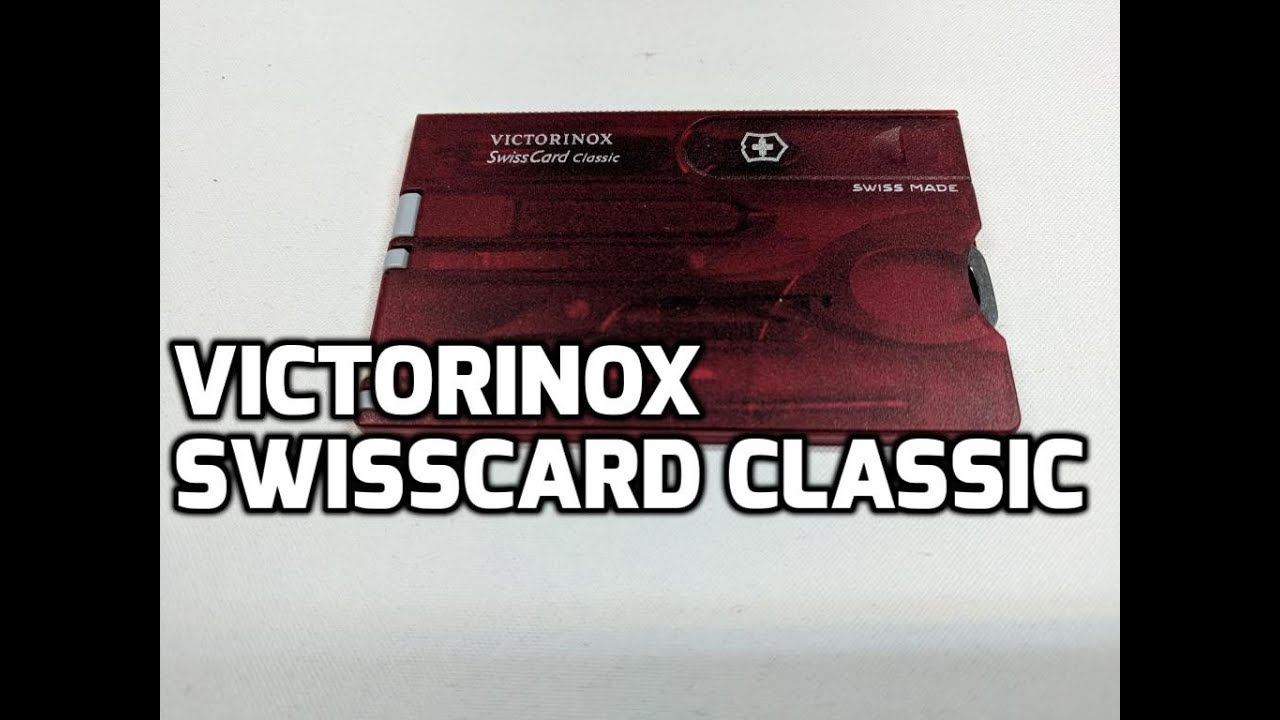 Victorinox Swiss Army Knife SwissCard Classic Credit Card ...