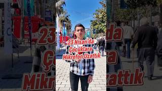 23 Nisan'da Çocuklara Mikrofon Uzattık #arnavutköy #istanbul #sokakröportajı #23nisan