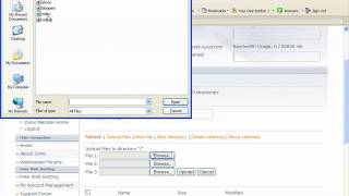 How to Create a website: Upload HTML Files without FTP Client