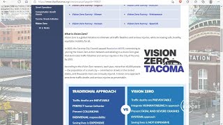 Tacoma Report-Vision Zero-February 11, 2022