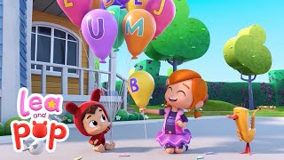 ABC Song + Apples and Bananas | Educational songs for Kids with Lea and Pop