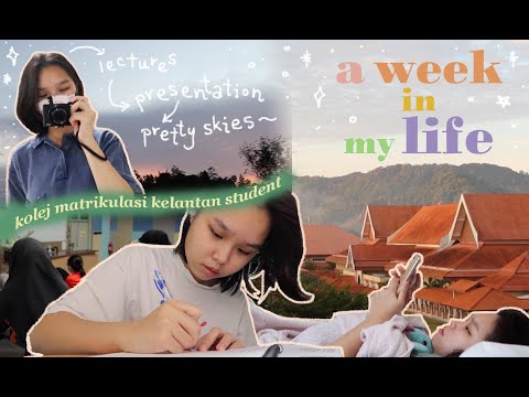 a week in the life of a kolej matrikulasi student 🌱 // vlog 005