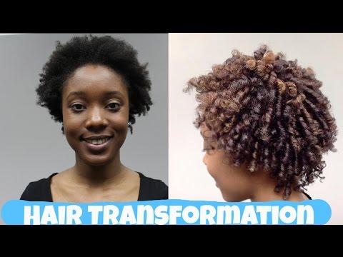 How To Heatless Curl Updo On 4c Natural Hair Youtube