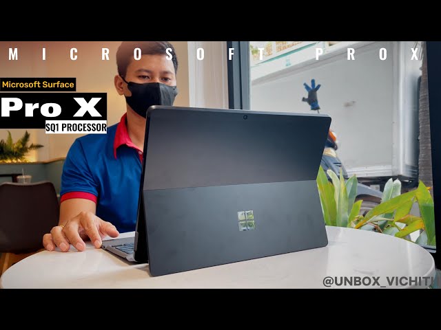 Unveiling the New Microsoft Surface Pro X SQ1 PROCESSOR #unboxingvideo #microsoft #ProX #sq1