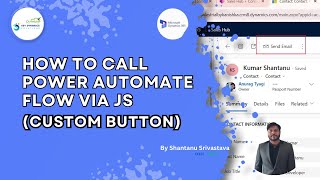 Trigger/Call PowerAutomate Flow fromJavaScript using a Custom Button on Dataverse Form screenshot 1