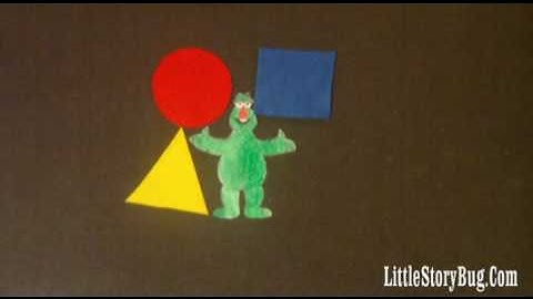 Felt Board Activity - The Shape Monster - littlestorybug