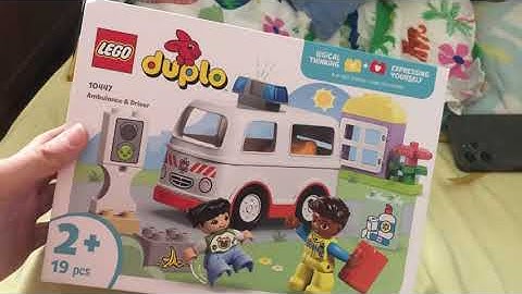 I got the Lego Duplo Ambulance & Driver Set