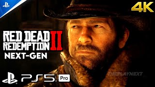 RED DEAD REDEMPTION 2: PS5 PRO Next-Gen Graphics Gameplay (4K ULTRA HD)