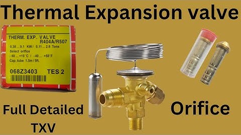 TXV, Thermostatic Expansion valve Full Details | Hindi #TXV #TEV#orifice