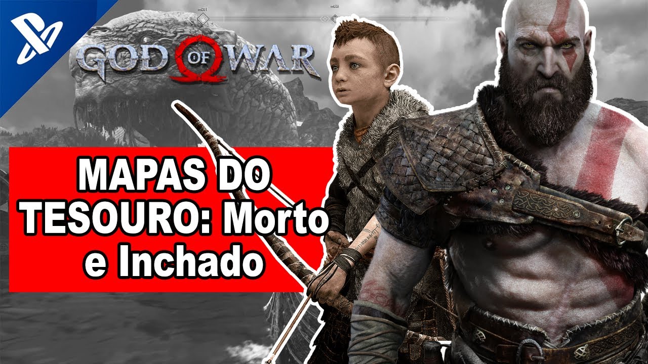 God of War 2018 Mapa do Tesouro Não Pisque 