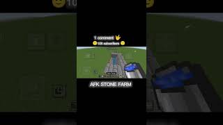 OP Stone Farm 😱 Unlimited Cobblestone! #minecraft #trending #shorts