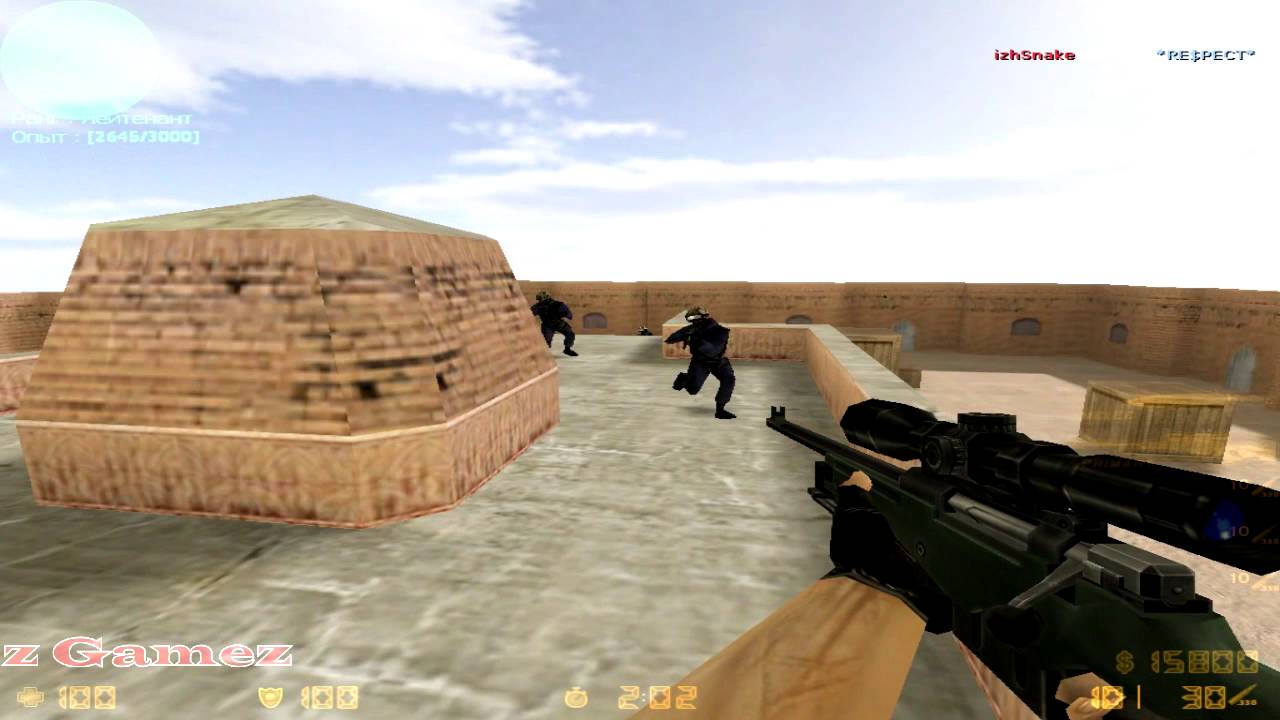CS 1.6 pub - awp air shot / awp в воздухе