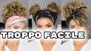 4 ACCONCIATURE SUPER STYLE CON ACCESSORI, PER CAPELLI RICCI - #ACCONCIATURE  #CAPELLIRICCI - YouTube