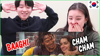 Cham Cham Reaction By Korean | BAAGHI | Tiger Shroff | Shraddha Kapoor | Tiktok