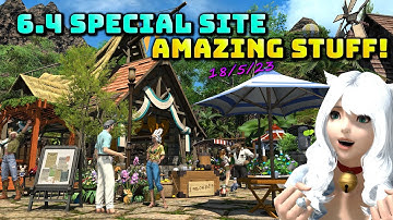 FFXIV: Patch 6.4 Special Site - AMAZING looking Gear & Island Sanctuary!