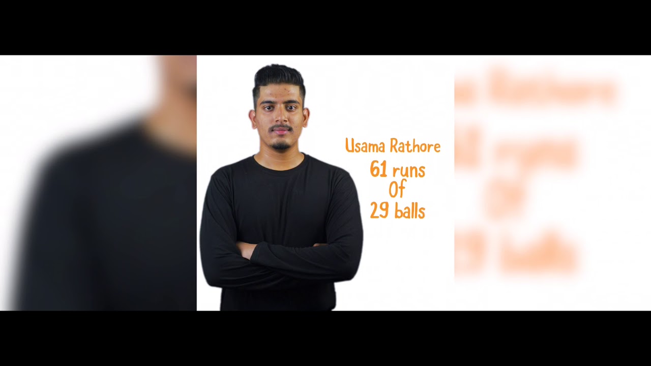 CMRJ SUPER LEAGUE 3 | Usama Rathore | 61 runs of 29 balls | - YouTube