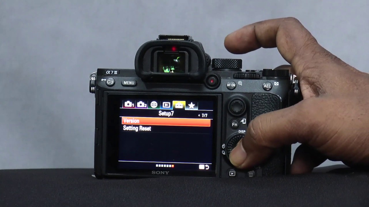 Sony A7iii Update 3.10 தமிழ் விடியோ YouTube