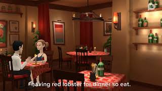 Stephanie misbehaves at red lobster and gets grounded