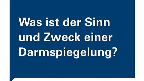 Welche Fragen bei Darmspiegelung?