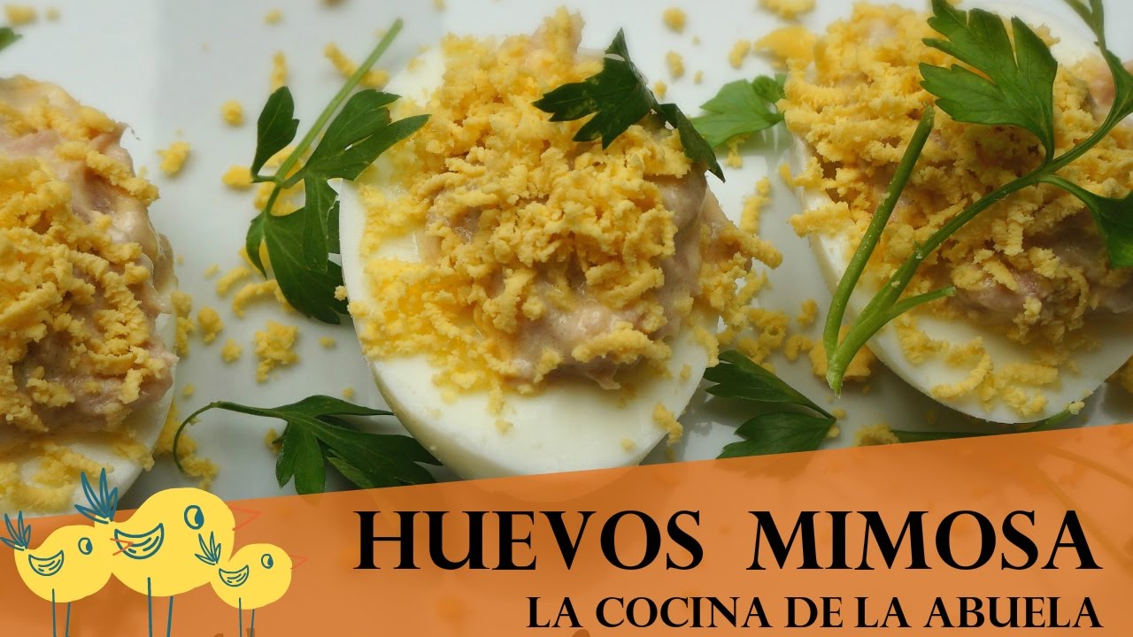 Huevos a la mimosa Receta fácil - YouTube