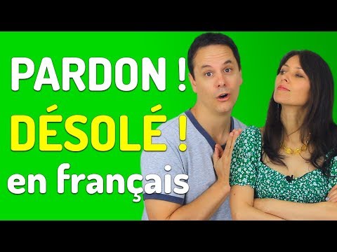 Vidéo: Différence Entre Désolé Et Excuses