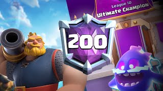 Абсолютный чемпион. 🔝 200. ♻️[3.3] Коргиг | Молния | Цикл. Клеш Рояль | Clash Royale.