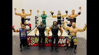 Check out this Wrestling toy collection WWE Mattel toys Roman Reigns Shield & Cody Rhodes figures