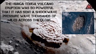 Hunga Tonga Underwater Volcano  Eruptions  Satellite Video Compilation @TheCosmosNews