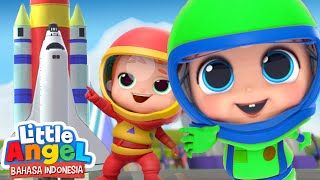 Aku Mau Jadi Astronot Kecil!🚀Kartun Anak | Little Angel Bahasa Indonesia