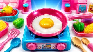 Premium Kids Kitchen Set Unboxing 🎁 Real Cooking Experience Toy Kitchen Setup