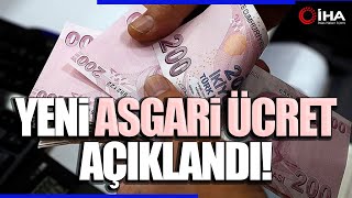 Yeni Asgari Ücret Zammı Açıklandı - Yeni Asgari Ücret 11 Bin 400 Lt Olarak Açıklandı