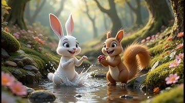 Tình Bạn Giữa Thỏ Trắng Và Sóc Nâu | Kể Chuyện Bé Nghe | Truyện Cổ Tích |Truyện Thiếu Nhi