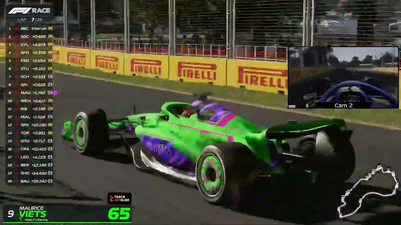 Rennen  Soestgaming Racing League   Rennen 1    Australien   powered by Trackartelier