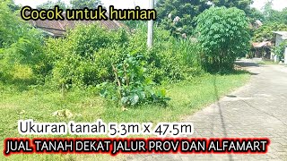JUAL TANAH DEKAT JALUR PROVINSI HARGA HANYA 63 JUTA