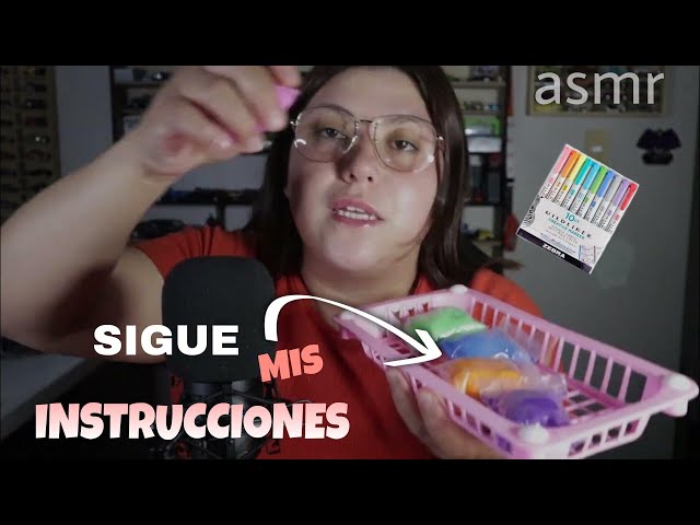 ASMR SIGUE mis INSTRUCCIONES para DORMIR 😴 *RAPIDO (extra cosquilloso)
