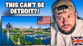 Shocked Brit's FIRST TIME Seeing Detroit, USA!