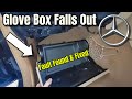 Mercedes C Class Glove Box Door Repair - Step By Step DIY Instructions